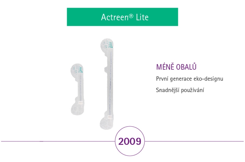 Actreeb Lite snížil počet obalů v letech 2009 a 2010