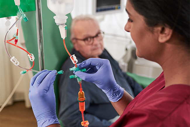 Onkologická léčba – podávání chemoterapie