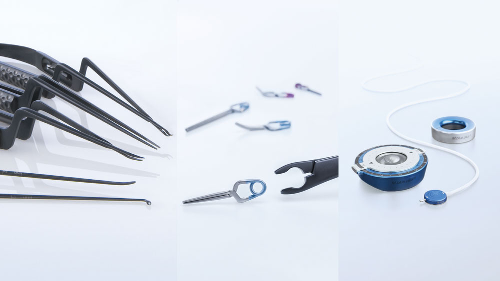 Různé produkty pro neurochirurgii